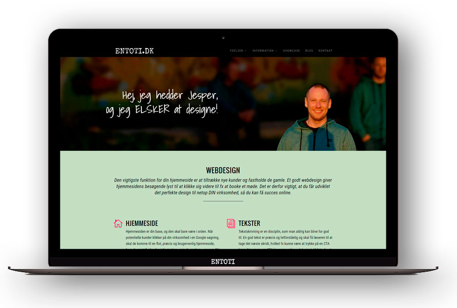 Webdesign i København med Entoti